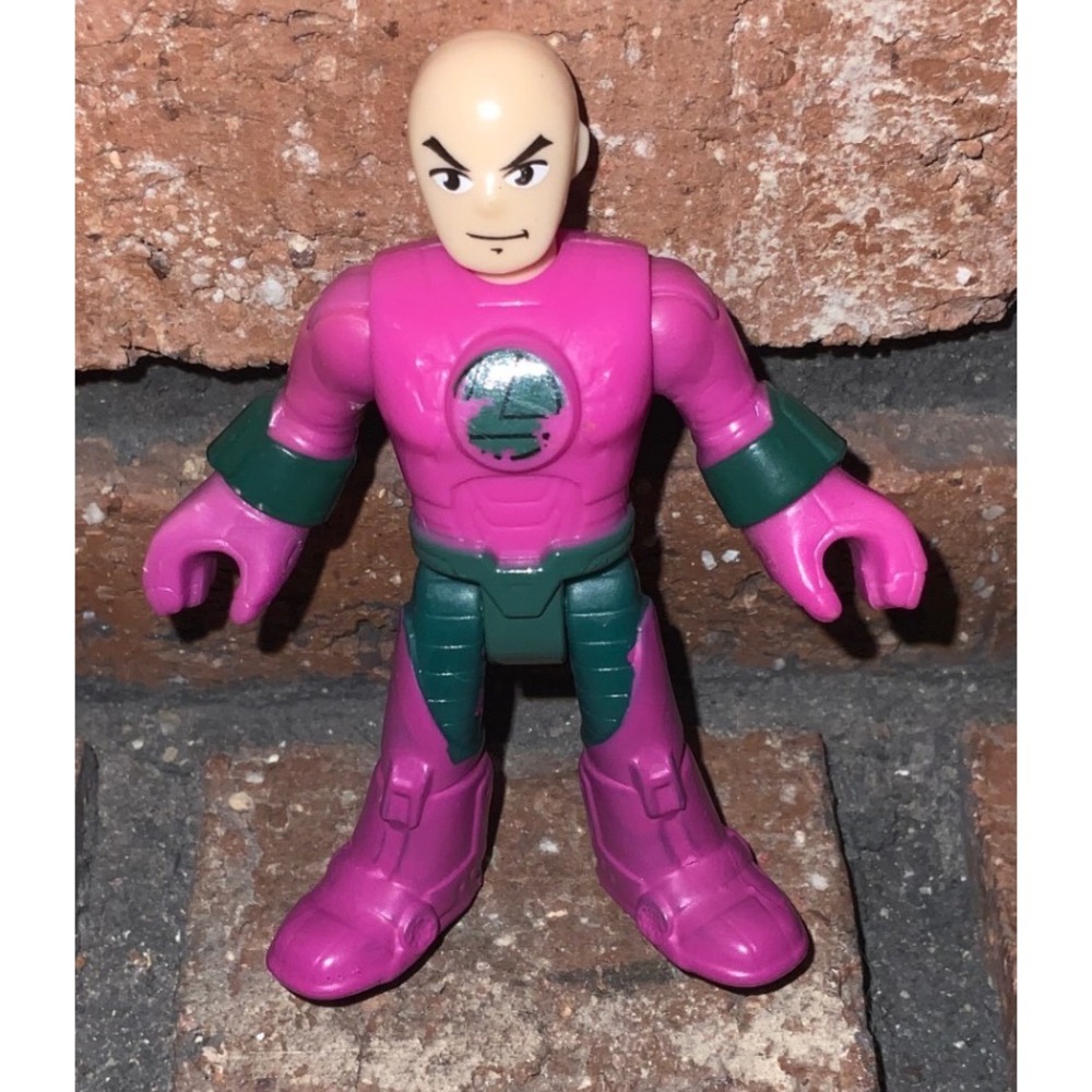 Fisher-Price Imaginext DC Super Friends Lex Luthor Purple Green Act Figure